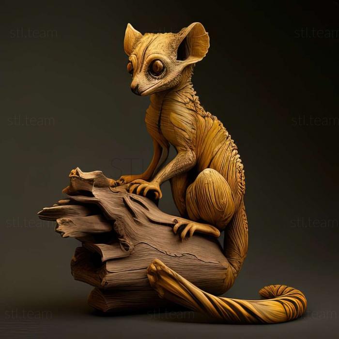 3D model Lepilemur grewcockorum (STL)